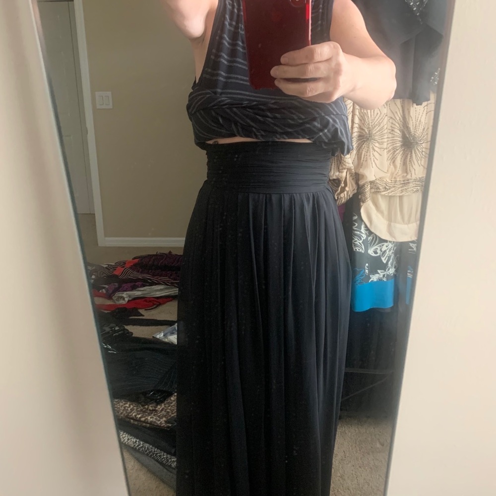 SOLD SOLD. RACHEL ZOE Wide leg chiffon Silk palazzo  8 - Picture 11 of 16